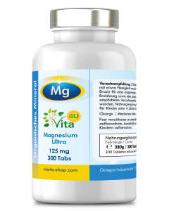 Magnesium Ultra 125 mg Magnesiumglycinat